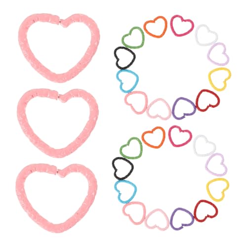 CALLARON 50 Stück Diy Haarschmuck Ringe für Zöpfe und Hochsteckfrisuren Stilvolle Haarschmuck für Hochzeiten und Festivals mit Eleganten Metall Haarcuffs Bunten Farben von CALLARON