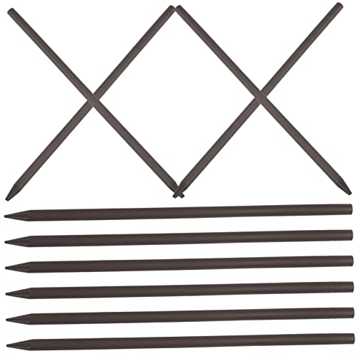 CALLARON 50 Stück Holzhaarnadel Styling Zubehör klein Haarstäbchen Haarschmuck für Damen Haarstöcke für Frauen Dekorative Haarnadel eleganter Haarstab Haarstock Haarspangen für Damen Kaffee von CALLARON