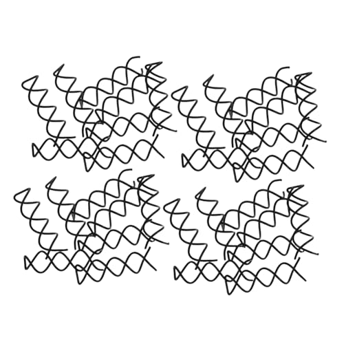 CALLARON 50stücke Spiral-haarnadeln Kratzfest Runde Spitzen Drehschraube Haarnadel Für Dutts Diy-spiral-bobby-pins Dekoratives Haar-accessoire Für Frauen von CALLARON