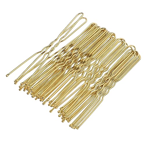 CALLARON 50stücke U-förmige Haarnadeln Für Damen Metall Haarstyling-tool Brötchen Haarnadel Für Hochsteckfrisur Haarzubehör Für Alltag Und Party von CALLARON