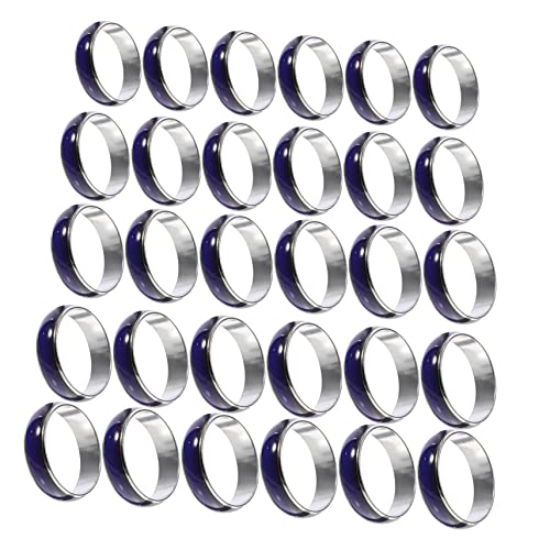 CALLARON 50 Stück Vintage Farbwechsel Ringe für Frauen Stimmungsringe Farbwechselnde Ringe für und Partys von CALLARON