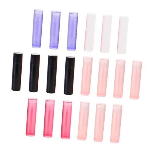 CALLARON 50stücke Leere Lippenstift Tuben Nachfüllbare Lip Balm Behälter Für Diy Lippenpflege in Weiß Rot Und Schwarz von CALLARON