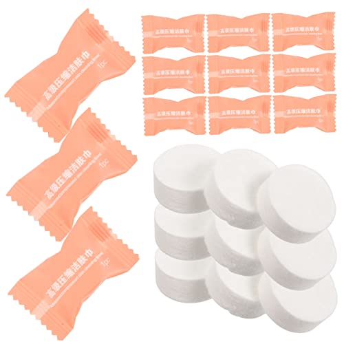 CALLARON 50stücke Reisen Waschlappen Komprimierte Handtücher Outdoor Tragbare Waschlappen Tabletten Für Gesicht von CALLARON