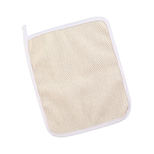 CALLARON 5Stücke Badetuch Peeling Waschlappen Schnelltrocknendes Gesichtsreinigungstuch Mit Kurzem Loop Für Sanftes Peeling Und Körperreinigung von CALLARON