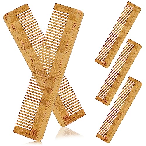 CALLARON 5Stücke Teiliges Bambuskamm Antistatische Holzkämme für Männer Entwirren und Stylen von Haaren und Bärten Langlebig und CALLARON 5Stücke Teiliges Bambuskamm Antistatische Holzkämme für Männer Entwirren und Stylen von Haaren und Bärten Langlebig und von CALLARON