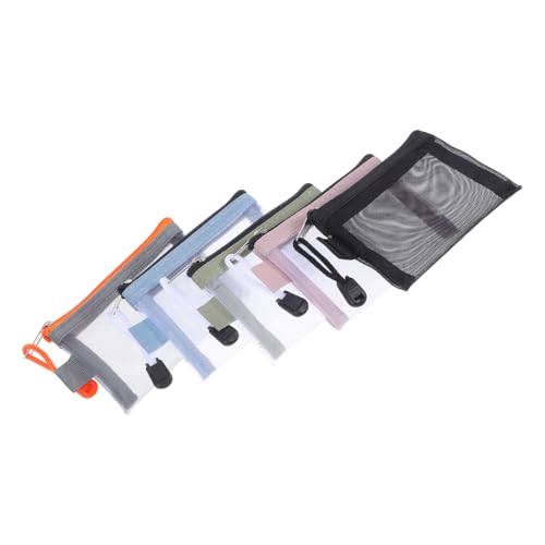 CALLARON 5stücke Mini-netztaschen Mit Reißverschluss Kompakte Reisetasche Organizer-Einsatz Für Kosmetik Hautpflegeprodukte Utensilien Vielseitig Einsetzbar Für Damen von CALLARON