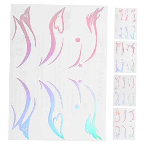 CALLARON 5blätter Wasserdichte Iridescent Eyeliner Aufkleber Für Selbstklebende Augen-make-up Sticker Für Festivals Und Partys Für Kreative Looks Und Einzigartigen Stil CALLARON 5blätter Wasserdichte Iridescent Eyeliner Aufkleber Für Selbstklebende Augen-make-up Sticker Für Festivals Und Partys Für Kreative Looks Und Einzigartigen Stil von CALLARON