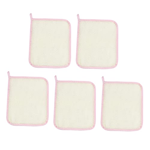 CALLARON 5stücke Gesichtswaschtuch Peelingtuch Badetücher Duschtuch Körperreinigung Handtücher Schaum Waschen Platzsparend Camping von CALLARON