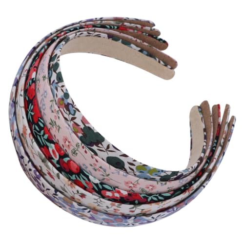 CALLARON 5stücke Kopfbedeckung Mit Blumenmuster Haarspangen Aus Hochwertigem Acrylmaterial Haarschmuck Mit Druckfunktion Damen Haaraccessoire Für Frisur Styling Gesichtswaschmittel von CALLARON