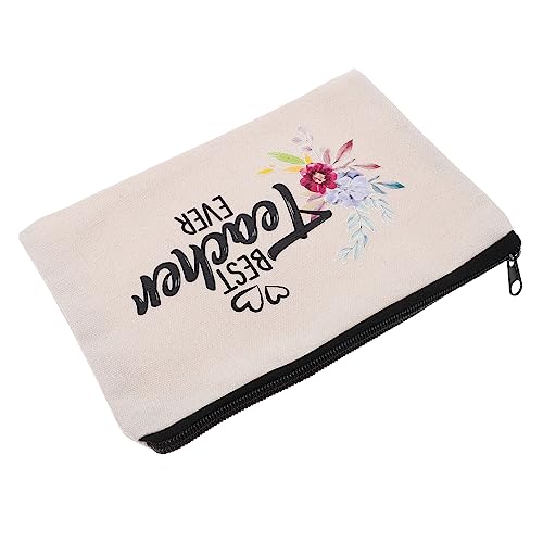 CALLARON 5stücke Kosmetiktasche Aus Canvas Mit Reißverschluss Zipper Beutel Für Reise Make-up Aufbewahrung Tragbar Für Damen Schmuck Und Kleinigkeiten von CALLARON