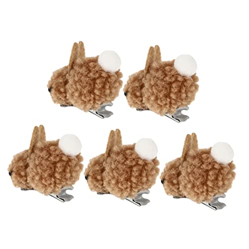 CALLARON 5stücke Plüschhasen Haarspange Und Haarnadel Für Frauen Mädchen Junge Mädchen Schicken Farben Geeignet Für Partys Hochzeiten Weihnachten von CALLARON