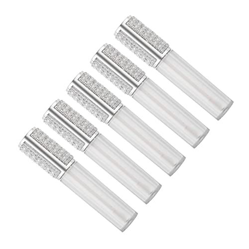 CALLARON 5stücke Runde Lip Gloss Rohre Kompakte Lippenstift Rohre Lip Gloss Container Leere Lipgloss Tube Für Diy Lippenfarbe Und Nachfüllbare Lipgloss Behälter von CALLARON