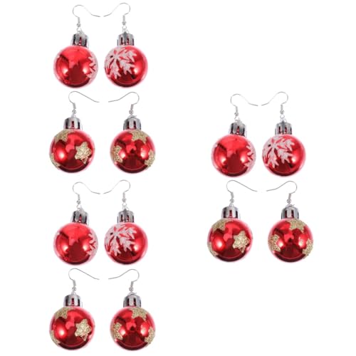 CALLARON 6paare Weihnachtskugel Ohrringe Kreative Ohrringe Ballform Leichte Ohrhänger Für Damen Für Weihnachtsfeiern Und Festliche Anlässe CALLARON 6paare Weihnachtskugel Ohrringe Kreative Ohrringe Ballform Leichte Ohrhänger Für Damen Für Weihnachtsfeiern Und Festliche Anlässe von CALLARON