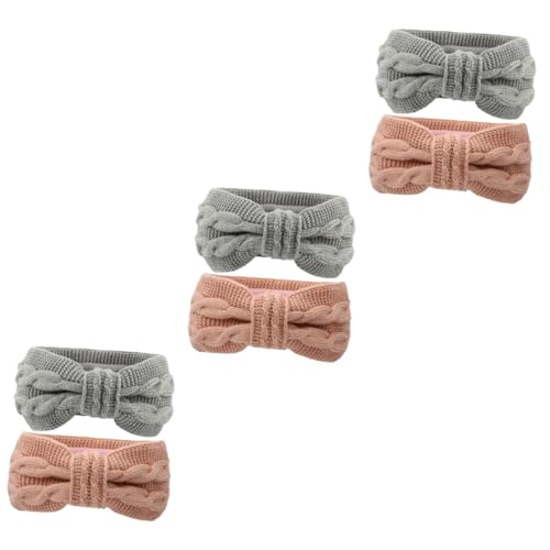 CALLARON 6 Stk Herbst- -Haarband Mädchen Haarschmuck für Frauen dusche haarband Tiara Haarbänder gedrehtes Haarband Ohrenwärmer Stirnband elastisch Kopfbedeckung Schal Fräulein Vlies von CALLARON