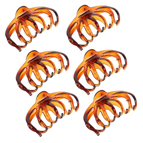 CALLARON 6 Stück Große Haarklammer Rutschfeste Haarspangen für Dickes und Dünnes Haar Damen Vintage Haarschmuck Langlebig und Bequem für Alltag und Party von CALLARON