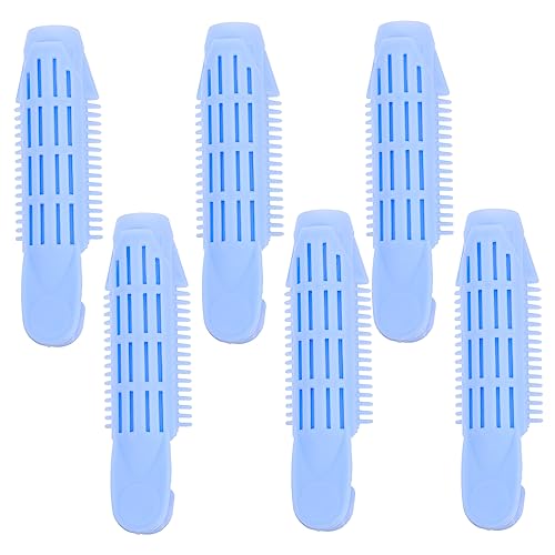 CALLARON 6 Stück Haar Roller für Haarwurzeln Kunststoff Lockenwickler Clips für Damen Haarstyling Tool Langlebig und Tragbar für Friseursalons und Zuhause von CALLARON