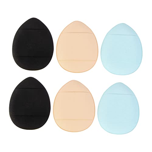CALLARON 6 Stück Kleiner Puderquaste Für Kosmetik Flauschige Make up Puff Für Foundation Und Concealer Hautfreundlich Rund Für Mädchen Und Babys Hygienisch Für Präzises Auftragen Von von CALLARON