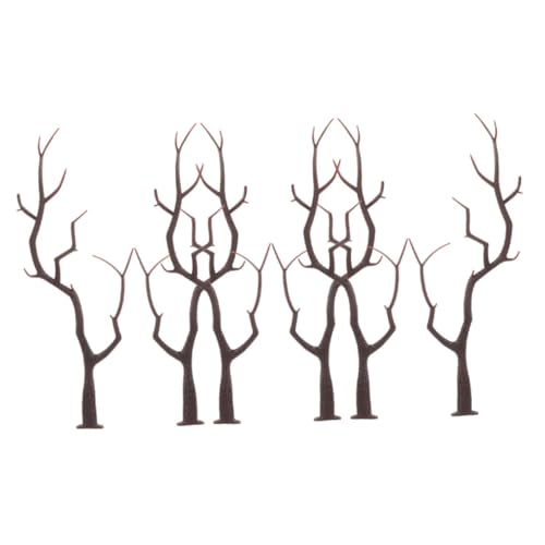 CALLARON 6 Stück Künstliche Geweih Zweige Dekorative Deko für Hochzeiten Weihnachten Partys Lebensnahe Schwarze Antlers für und Hotelgestaltung von CALLARON