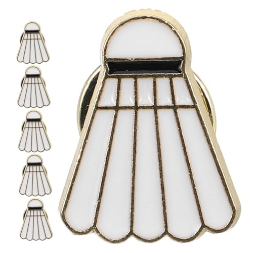 CALLARON 6 Stück Teiliges Badminton anstecknadel Langlebiger Zinklegierung Sportliche Emaille broschen für Jacken Taschen Hüte Unisex Modische Badminton broschen von CALLARON