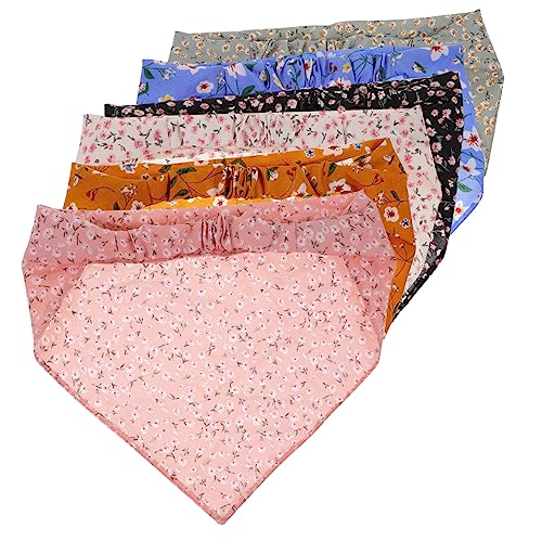 CALLARON 6 Stück Teiliges Blumendruck Haarband für Damen Elastische Kopfbedeckung für Verschiedene Anlässe Bequem und Atmungsaktiv für Make Up Spa von CALLARON