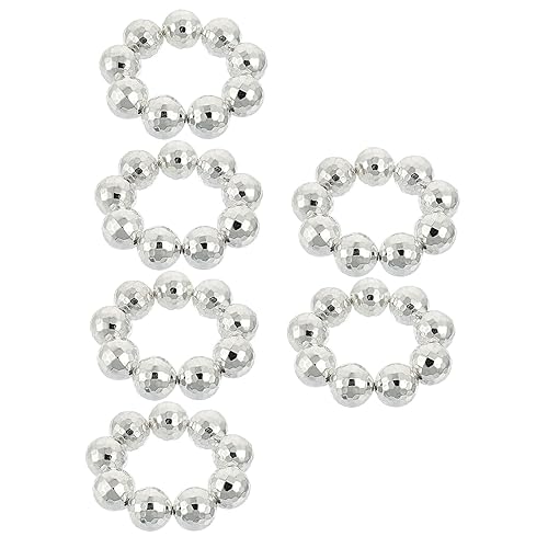 CALLARON 6 Stück Teiliges Damen Armband mit Disco Kugel Design Party Schmuck Dekoration Langlebige Legierung Leicht Tragbar für Geburtstag Valentinstag Hochzeit und Alltag von CALLARON