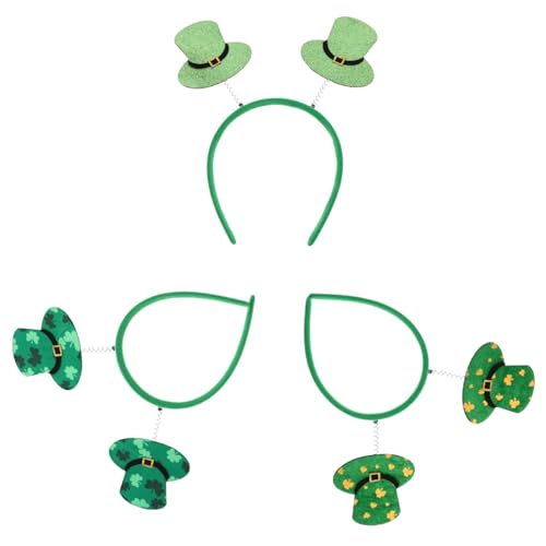 CALLARON 6 Stück Teiliges Haarreif für Patricks Day Bunte Kopfbedeckung für Partys und Alltag Zufälliger Stil Haardekoration für Unvergessliche von CALLARON