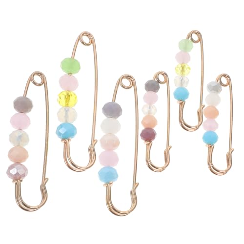 CALLARON 6 Stück Teiliges Hosenbund Versteller Sicherheitsbrosche zum Taillen Anpassen für Damen Jeans Kleid Röcke Langlebige Clips Einfache Handhabung Eleganter Look Vielseitig Einsetzbar von CALLARON