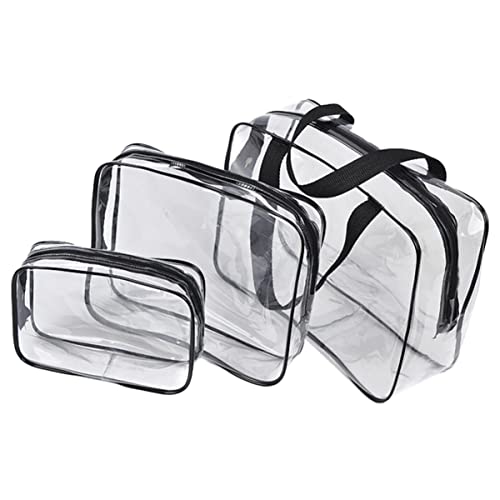 CALLARON 6 STK Tragbare Kosmetiktasche Reise-Make-up-Organizer Holografische Schminktasche Klarer Kosmetik-Organizer Kosmetik-Organizer-Tasche PVC Aufbewahrungstaschen Reisen Bilden von CALLARON