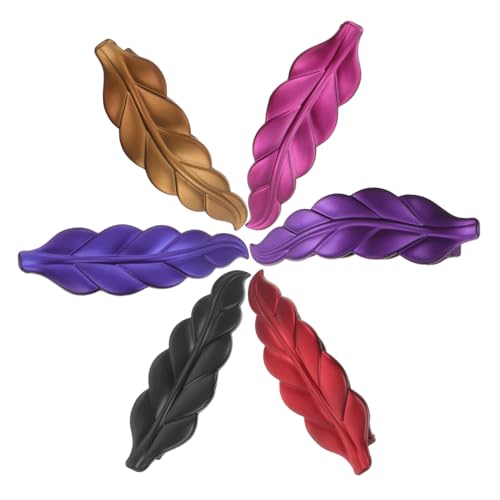 CALLARON 6 Stück halllowen halloween oblaten girl eavliche weihnachten partytröten Haarnadeln für Brötchen matte Haarklammern Clips Styling bunt Haarfixierclip Haarzubehör Harz von CALLARON