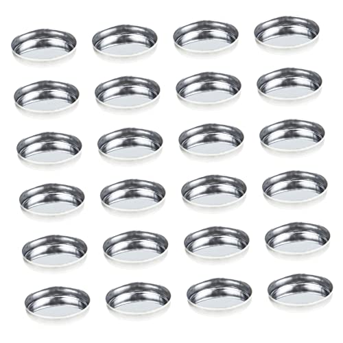 CALLARON 60 Stck Teiliges Leere Runde Metall Dosen für Make Up DIY Robuste Lidschatten und Blush Pfannen Vielseitiger Kosmetikbehälter zur Aufbewahrung von Highlighter und Lidschatten von CALLARON
