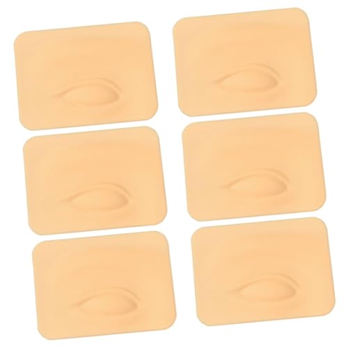 CALLARON 6Stücke Augenbrauen Piercing Übungsmodelle Aus Realistische Simulation Für Tätowierung Und Eyeliner Praxis Für Tattoo Profis Und Anfänger von CALLARON