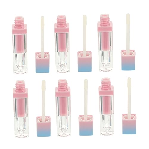 CALLARON 6stücke Gradient Lip Gloss Tubes Leere Nachfüllbare Lippenbalsam-behälter Für Praktische Aufbewahrung Für Und Alltag Einzigartiges Design Pastellfarben von CALLARON