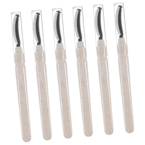 CALLARON 6stücke Teiliges Silikon Wimpernbürsten Mit Abdeckung Trennwerkzeug Für Wimpern-mascara Lash Applicator Für Natürliche Looks Und Einfache Anwendung von CALLARON