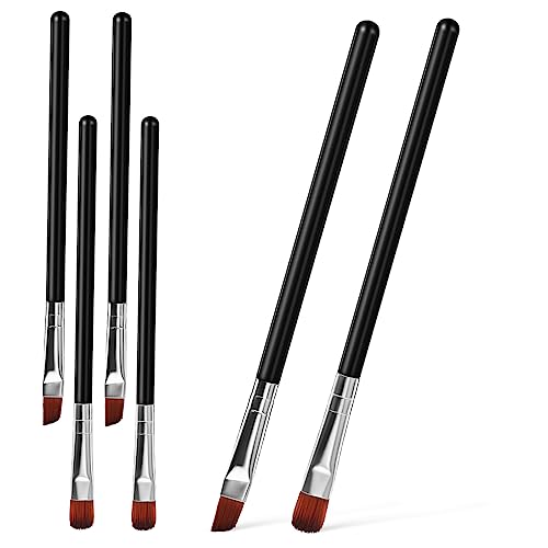 CALLARON 6stücke Augenbrauenpinsel Mit Abgewinkelten Spitzen Für Puder Und Mascara Multifunktionale Kosmetikpinsel Für Eyeliner Und Mischen Reise-make-up-tools Für Augenbrauen von CALLARON