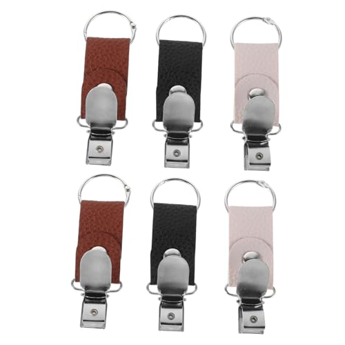 CALLARON 6stücke Teiliger Hutclip Für Tasche Aus Pu-material Multifunktionsclip Zum Befestigen Von Hüten An Handtasche Rucksack Und Gepäck Für Reisen Wandern Und Camping von CALLARON