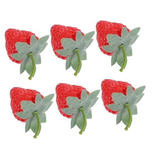 CALLARON 6stücke Erdbeer-haarklammer Obst-haarschmuck Mädchen-haarschmuck Haarschmuck Haarklammer Haarklammer Kleine Haar Clip Erdbeere Form Dekorative Haar Klaue Clip CALLARON 6stücke Erdbeer-haarklammer Obst-haarschmuck Mädchen-haarschmuck Haarschmuck Haarklammer Haarklammer Kleine Haar Clip Erdbeere Form Dekorative Haar Klaue Clip von CALLARON
