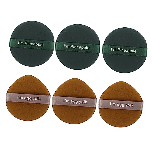 CALLARON 6stücke Lose Puderquaste Nassen Und Trockenen Verwenden Make-up Kosmetische Kissen Für Loshes Puderquaste Make-up-puff von CALLARON