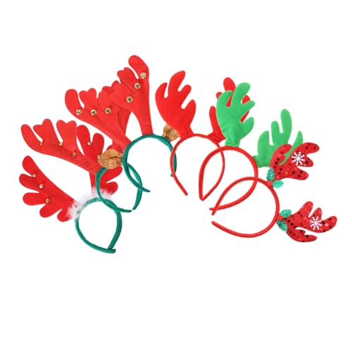 CALLARON 6stücke Geweih Stirnband Für Weihnachts Kostüm-accessoire Haarreif Als Kopfschmuck Für Party Maskerade Und Geschenkidee Leicht Und Angenehm Zu Tragen von CALLARON