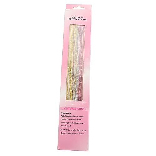 CALLARON 6stücke -haarsträhnen Für Und Mädchen Bunte Clip Haarverlängerungen Haardekoration Für Partys Und Cosplay von CALLARON