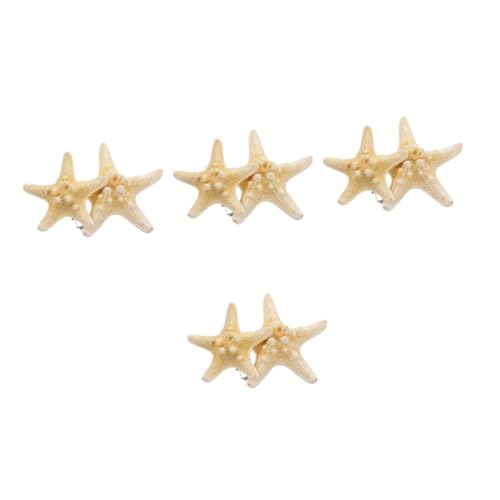 CALLARON 8 Stck Handgemachte Seestern Haarspangen Natürliches Design Eleganter Haarschmuck für Damen und Braut Accessoires für Party Hochzeit Geschenkidee Zufällige Farbe Zufällige Farbe von CALLARON