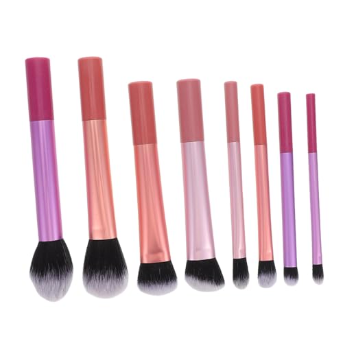 CALLARON 8 Stück Teiliges Make Up Pinsel Set Weiche Synthetische Borsten Vielseitig für Foundation Lidschatten Concealer und Puder Kompakt Leicht und Hautfreundlich für Hauttypen von CALLARON