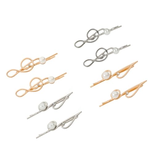 CALLARON 8stücke Teiliges Musikalische Noten Haarklammern Mit Imitationsperlen Für Frauen Und Mädchen Hochwertiger Haarschmuck Für Verschiedene Anlässe von CALLARON