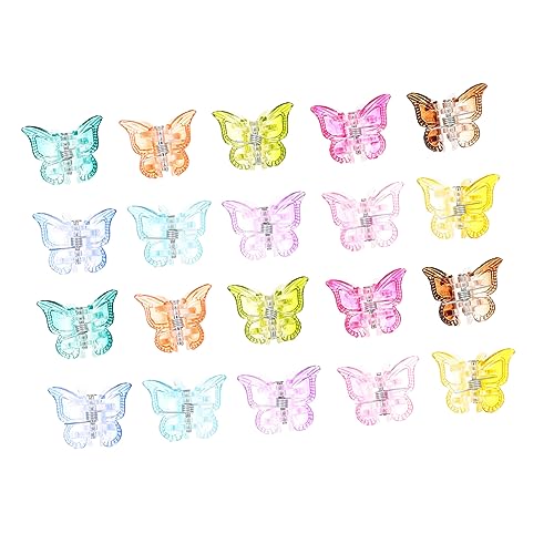 CALLARON 80stücke Kleine Haarspangen Für Mädchen Und Bunte Schmetterlings-haarklammern Rutschfest Für Haarstylings von CALLARON