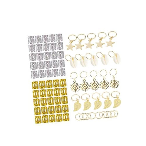 CALLARON 80stücke Teiliges Haar Braid Und Cuffs Für Dreadlocks Dekorative Haaraccessoires Für Festivals Und Partys Langlebiger Leicht Zu Formen Manipulieren von CALLARON