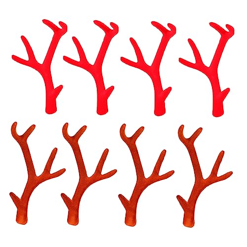 CALLARON 8stücke Teiliges Weihnachtsgeweih Haarreif Mit Realistischen Antlers Kopfband Für Festliche Anlässe Für Und Weihnachten von CALLARON