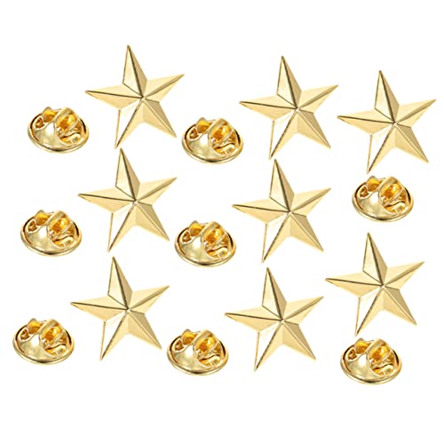 CALLARON 8Stücke Sternabzeichen Anstecknadeln für Jacken Pullover Taschen Hüte Dekorative Pins für Männer Frauen Jungen für Anlässe von CALLARON