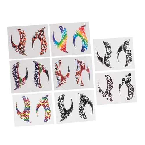 CALLARON 8paare Eyeliner Tattoo Aufkleber Augen Dekor Lidschatten Make-up Tool Haltbar Schweißresistent Einfach Anwendbar Entfernbar von CALLARON