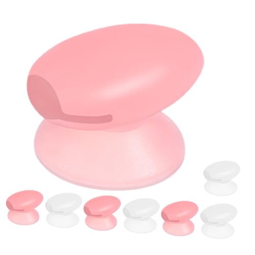 CALLARON 8stücke Silikon Pinselhalter Für Augencreme Und Lidschattenpinsel Tragbare Lippenstift-silikonhülle Wiederverwendbarer Make-up-lidschatten-applikator Schutz Für Lippenpinsel von CALLARON