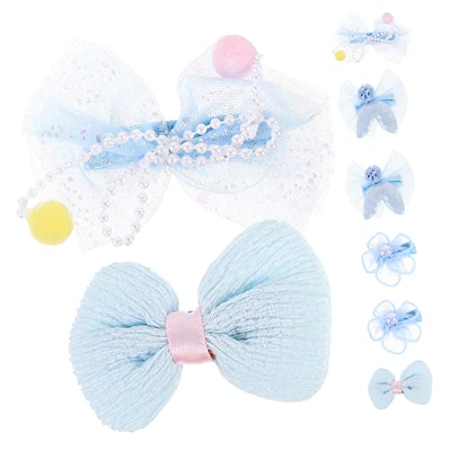 CALLARON 8stücke Süße Haarspangen Für Mädchen Junge Mädchen Mit Hasenohren Schleife Perlenschleife Blume Haarschmuck Für Partys Bankette Feste Halloween Weihnachten von CALLARON
