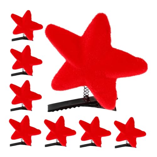 CALLARON 8stücke Teiliges Sternen-haarspangen Für Mädchen Adorable Haarschmuck Für Partys Geburtstage Und Festivals Haarstruktur Outfit-gestaltung von CALLARON